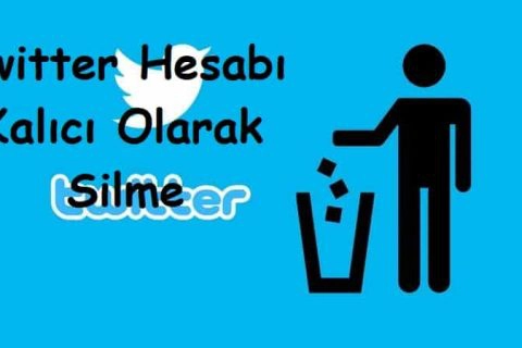 Twitter Hesabı Kalıcı Olarak Silme